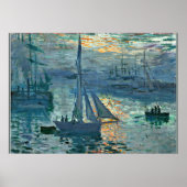 Monet - Sunrise (Marine), Fine Art, Poster (Vorne)