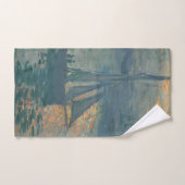 Monet Sunrise Marine Impressionismus Gemälde Badhandtuch Set (Handtuch)