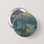 Monet Sunrise Marine Impressionismus Gemälde Button (Vorne & Hinten)
