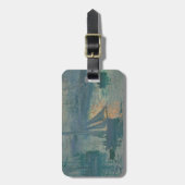 Monet Sunrise Marine Impressionismus Gemälde Gepäckanhänger (Vorderseite vertikal)