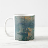 Monet Sunrise Marine Impressionismus Gemälde Kaffeetasse (Links)