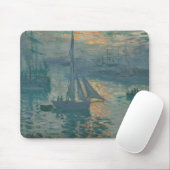 Monet Sunrise Marine Impressionismus Gemälde Mousepad (Mit Mouse)