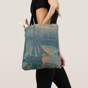 Monet Sunrise Marine Impressionismus Gemälde Tasche