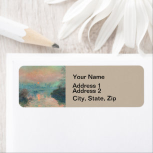 Monet Sunset Fine Art Impressionist Malerei