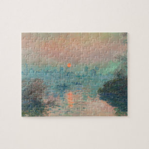 Monet Sunset Fine Art Impressionist Malerei Puzzle