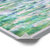 Monet - Sunset in Pourville Poster (Ecke)