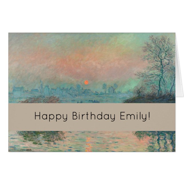 Monet Sunset Seine Frische Pasta machen (Vorderseite (Horizontal))