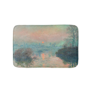 Monet Sunset Seine Frische Pasta machen Badematte