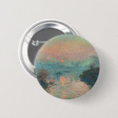 Monet Sunset Seine Frische Pasta machen Button (Vorne & Hinten)