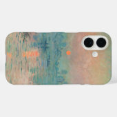 Monet Sunset Seine Frische Pasta machen Case-Mate iPhone Hülle (Rückseite (Horizontal))