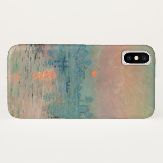 Monet Sunset Seine Frische Pasta machen Case-Mate iPhone Hülle (Rückseite (Horizontal))