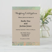 Monet Sunset Seine Frische Pasta machen Einladung (Stehend Vorderseite)