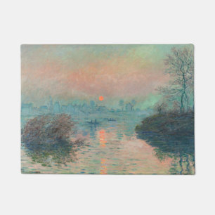 Monet Sunset Seine Frische Pasta machen Fußmatte