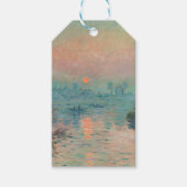 Monet Sunset Seine Frische Pasta machen Geschenkanhänger (Vorderseite)