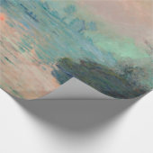 Monet Sunset Seine Frische Pasta machen Geschenkpapier (Ecke)