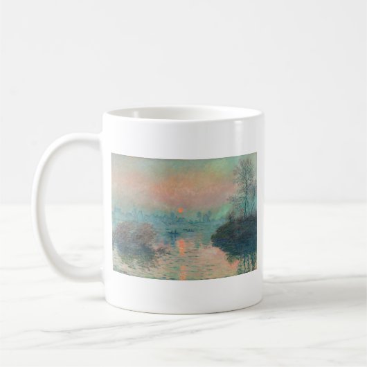 Monet Sunset Seine Frische Pasta machen Kaffeetasse (Links)
