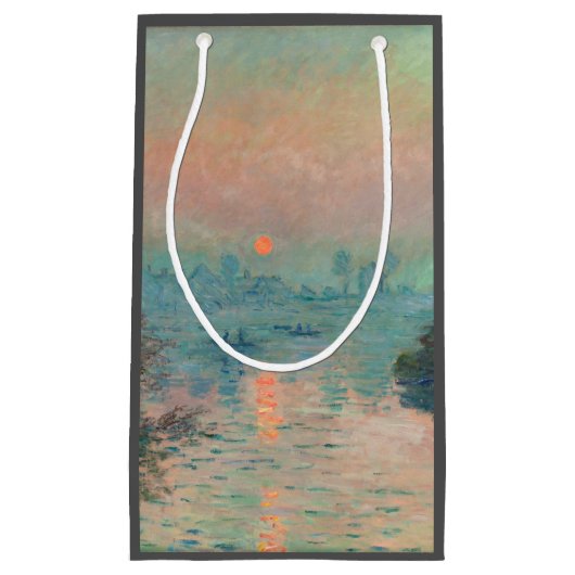 Monet Sunset Seine Frische Pasta machen Kleine Geschenktüte (Vorderseite)
