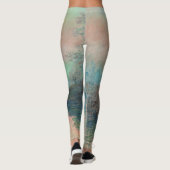 Monet Sunset Seine Frische Pasta machen Leggings (Rückseite)
