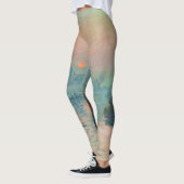 Monet Sunset Seine Frische Pasta machen Leggings (Links)