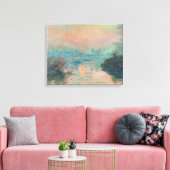 Monet Sunset Seine Frische Pasta machen Leinwanddruck (Insitu (Wohnzimmer))
