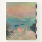 Monet Sunset Seine Frische Pasta machen Notizblock (Rückseite)