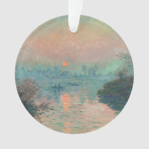 Monet Sunset Seine Frische Pasta machen Ornament