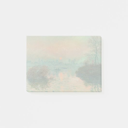 Monet Sunset Seine Frische Pasta machen Post-it Klebezettel (Vorderseite)