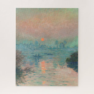 Monet Sunset Seine Frische Pasta machen Puzzle