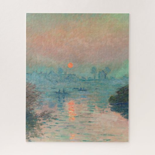 Monet Sunset Seine Frische Pasta machen Puzzle (Vertikal)