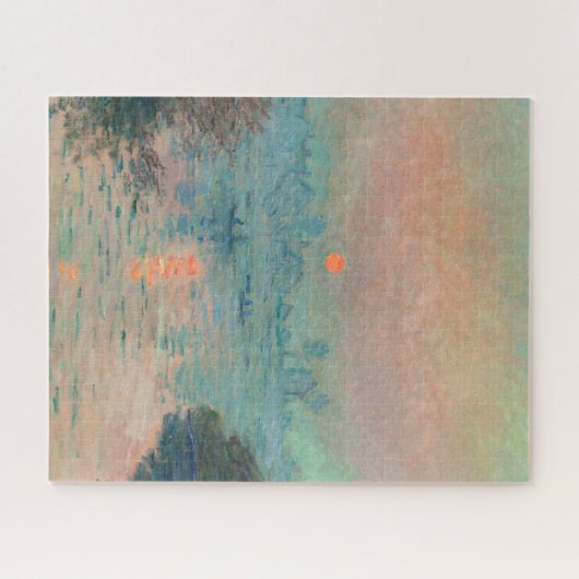 Monet Sunset Seine Frische Pasta machen Puzzle (Horizontal)