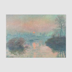 Monet Sunset Seine Frische Pasta machen Seidenpapier