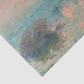 Monet Sunset Seine Frische Pasta machen Seidenpapier (Ausschnitt)