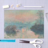 Monet Sunset Seine Frische Pasta machen Seidenpapier (Handwerk)