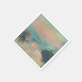 Monet Sunset Seine Frische Pasta machen Serviette (Ecke)