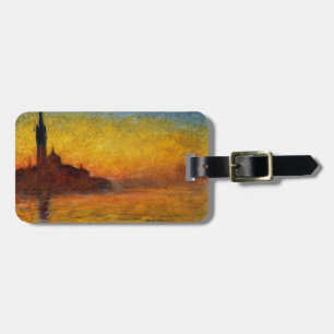 Monet Sunset Venedig Frische Pasta machen Gepäckanhänger