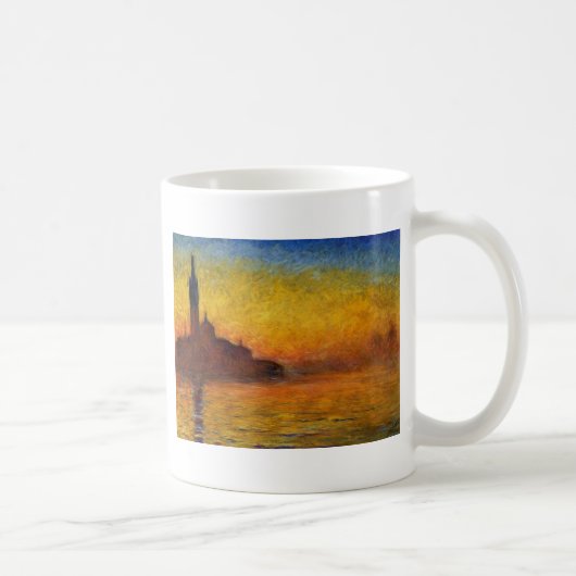 Monet Sunset Venedig Frische Pasta machen Kaffeetasse (Rechts)