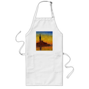 Monet Sunset Venedig Frische Pasta machen Lange Schürze