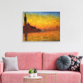 Monet Sunset Venedig Frische Pasta machen Leinwanddruck (Insitu (Wohnzimmer))