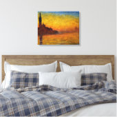 Monet Sunset Venedig Frische Pasta machen Leinwanddruck (Insitu (Schlafzimmer))