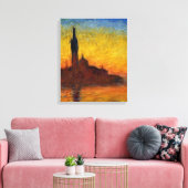 Monet Sunset Venedig Frische Pasta machen Leinwanddruck (Insitu (Wohnzimmer))