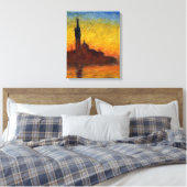 Monet Sunset Venedig Frische Pasta machen Leinwanddruck (Insitu (Schlafzimmer))