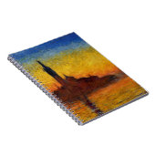 Monet Sunset Venedig Frische Pasta machen Notizblock (Rechte Seite)