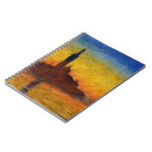 Monet Sunset Venedig Frische Pasta machen Notizblock (Linke Seite)