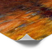 Monet Sunset Venedig Frische Pasta machen Poster (Ecke)