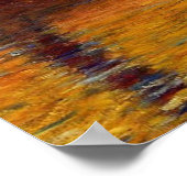 Monet Sunset Venedig Frische Pasta machen Poster (Ecke)
