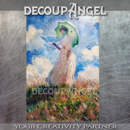 Monet-Suzanne Hoschedé Decoupage Seidenpapier