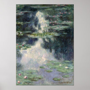 Monet - Teich mit Seerosen Poster