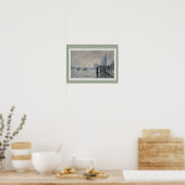 Monet Thames Below Westminster 16 x 12 Poster (Küche)