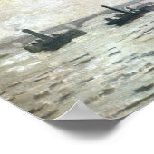 Monet Thames & Parliament Print Poster (Ecke)