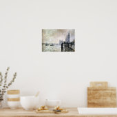 Monet Thames & Parliament Print Poster (Küche)
